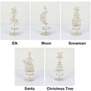Decoration Christmas Candlestick Wrought Iron Noel Candle Holder Ornaments
