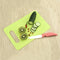 10pcs Plastic Non Slip Anti Bacterium Cutting Board Chopping Block(Green)