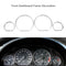 4pcs/set Car Front Dashboard Frame Instrument Panel Frame Styling Parts for E46