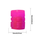 4pcs Luminous Tire Cap Tire Stem Cap Rim Stem Covers for Motorcycles (Yellow)