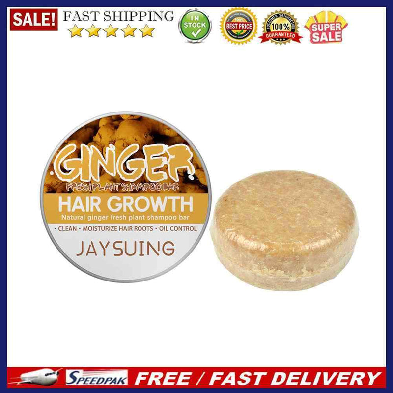 60g Black Hair Shampoo Handmade Hair Shampoo Ginger Shampoo Hair Loss