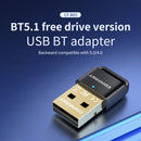 USB Bluetooth-compatible 5.1 Adapter Music Audio Receiver Transmitter