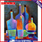 Oil Paint By Numbers Bottle Frameless Picture Craft Kit for Room Decoration