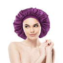 Satin Bonnet Silk Sleep Cap Adjustable Cap Salon Bonnet for Women Braids Hair