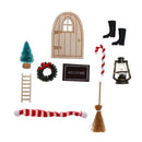 Fairy Door House Festive Decor Mini Elf House for Family Friends Neighbors Gifts