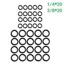 40pcs Pressure Washer O-Rings Replacement for 1/4 3/8 M22 Quick Connect Coupler