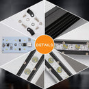 Generic 8"" 18W LED Work Light Bar, Ultra Thread, Waterproof Offroad-F