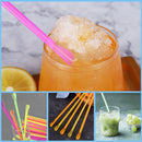 Portable Scoop Straw - Random Colorful Bright for Drinking Spoon & Straw 2