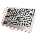 Christmas Words Plastic Embossing Folder for Scrapbook DIY Album Card Newly