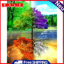 11CT Full Cross Stitch Four Seasons Tree Counted DIY Cotton Thread Needleworks