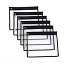 PVC Transparent Stationery Pencil bag Organizer Bags Zipper bag File Holder
