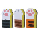 Cat Paw Magic Wipe Pot Washing Wash Cleaning Sponge Brush Wavy Thick