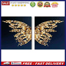Handpainted DIY Golden Butterfly Oil Paint by Numbers Kit Pictures Craft Gi