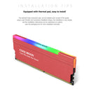 COOLMOON CR-D134S RAM Heat Spreader Addressable RGB Memory Cooler for Desktop PC