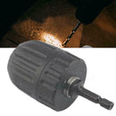0.8mm-10mm Keyless Drill Chuck Screwdriver Impact Driver Shank- Adaptor+Hex L6H6