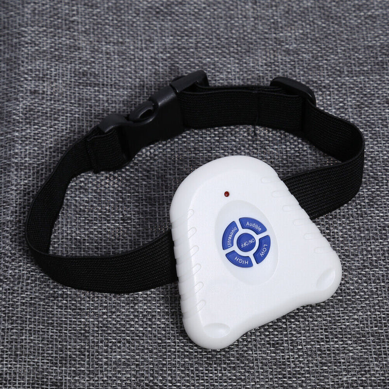 Ultrasonic Anti Barking Control Collar Adjustable Stretch Dog Training Newly