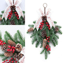 Hotel Christmas Tree Christmas Decorations Christmas Wreath Upside Ddown Rattan