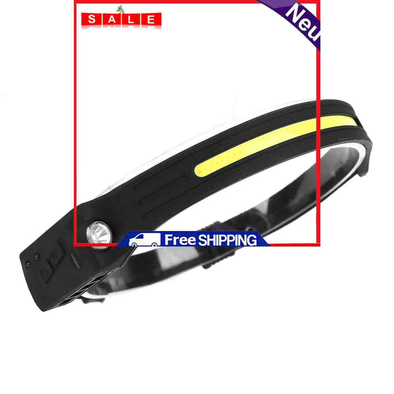 Headlamp Safety Light & Motion Sensor for Outdoor Miner Camping Hiking