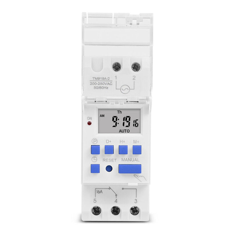 TM919A-2 Time Control Relay Weekly Programmable Digital Timer Switch (220V)
