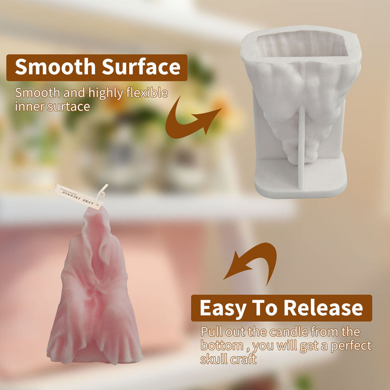 Horror Ring Spirit Candle Silicone Mold for Handmade Newly