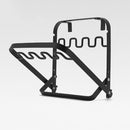 Foldable Garbage Bag Holder Accessories Hanging Rack for Camping Picnic (Black)