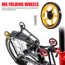 Mi.Xim Aluminum Easywheel Easy Wheel with M6 Bolt for Brompton Folding Bike Part