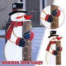 Snowman Gauge - Party Decoration - Measurement Welcome Yard Sign_