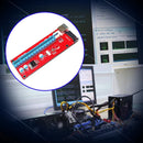 USB 3.0 164P PCI-E Express 1x to 16x Extender Riser Card 6Pin SATA Mining