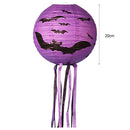 Holiday Decor Bat Paper Lantern Reusable for Ghost Festival Supplies (35cm)