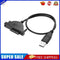 USB 2.0 to Mini SATA 7+6 13Pin Adapter Cable for Laptop CD/DVD ROM Drive