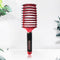 Women Hair Scalp Massage Comb Bristle Hairbrush Detangle Brushes (Rose Red)