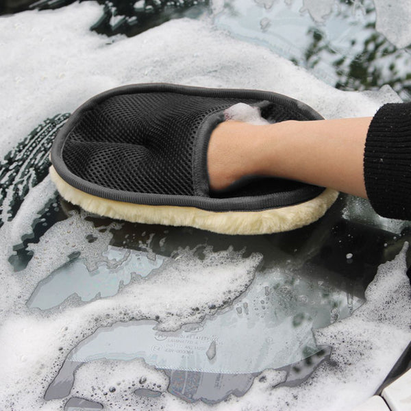 Washing Care Products Wash Gloves Car Style Cleaning Brush Wool Brushes