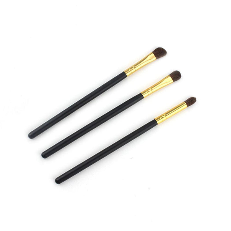 3pcs Professional Portable Eye Shadow Brush Makeup Brush Set Beauty Tools