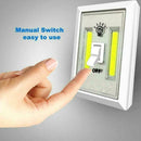 Magnetic COB LED Wall Switch Light Battery Operated Night Lamp Wireless L1T2
