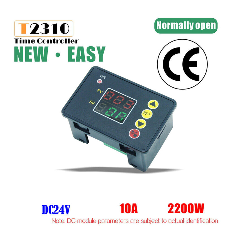 T2310 DC 12V 24V AC 110-220V Programmable Time Delay Relay Module Normally Open
