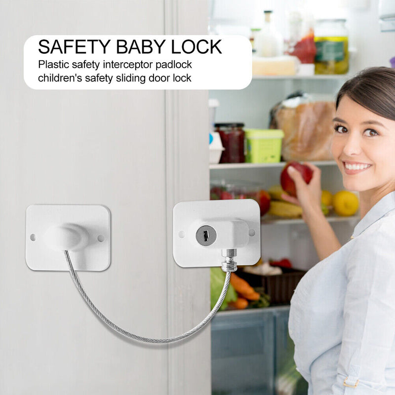 Children  Safety Lock Infant Security Lock Drawer  Cabinet Door Stopper