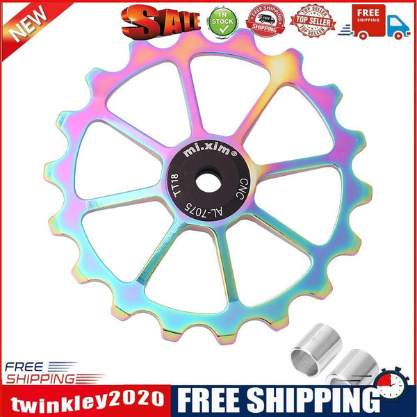 Mi Xim Mountain Bike Rear Derailleur Bearing Pulley Guide Wheel (Multi 18T)