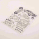 Transportation Train Car Transparent Clear Rubber Stamp S7S6 Scrapbooking L1H5
