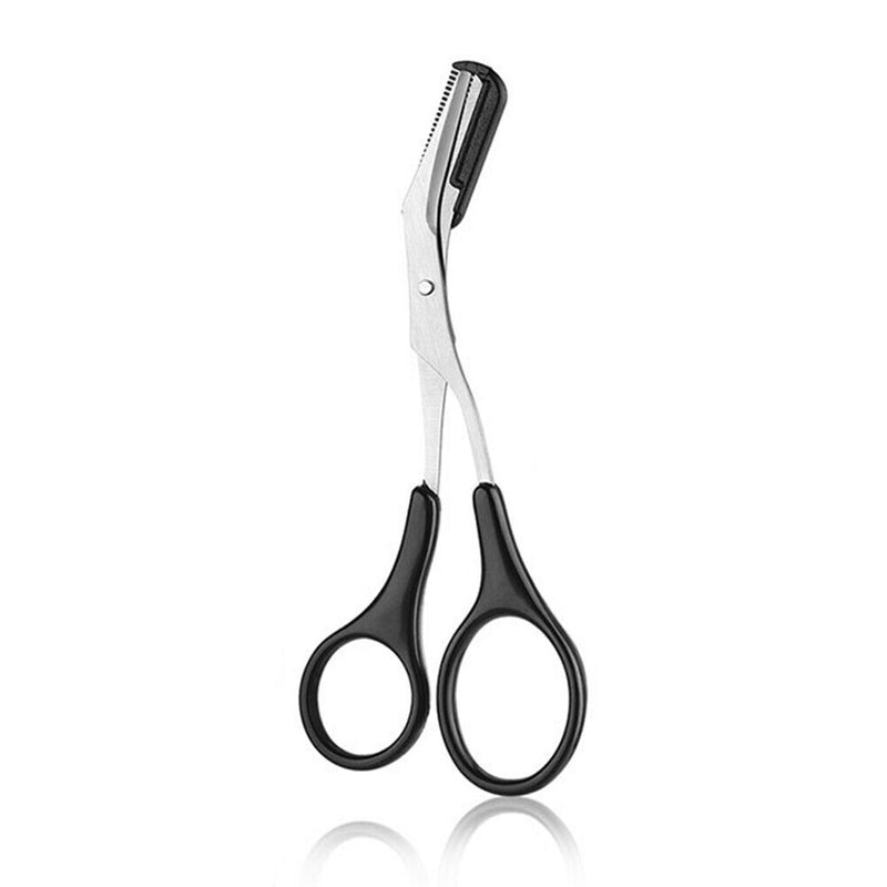 Eyebrow Trimming Kit Tweezers Scissors Comb Scraping 12pcs Eyebrow Makeup Tool