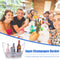 Ingot Beer Ice Bucket Bar KTV Home Wine Holder Transparent Barware (4L)