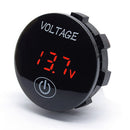 DC12V-24V Vehicle Touch Voltmeter Car Panel Digital Voltage Meter for RVs Y
