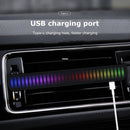 Voice-Activated Pickup Rhythm Lights RGB Stick Music Level Light (Black)