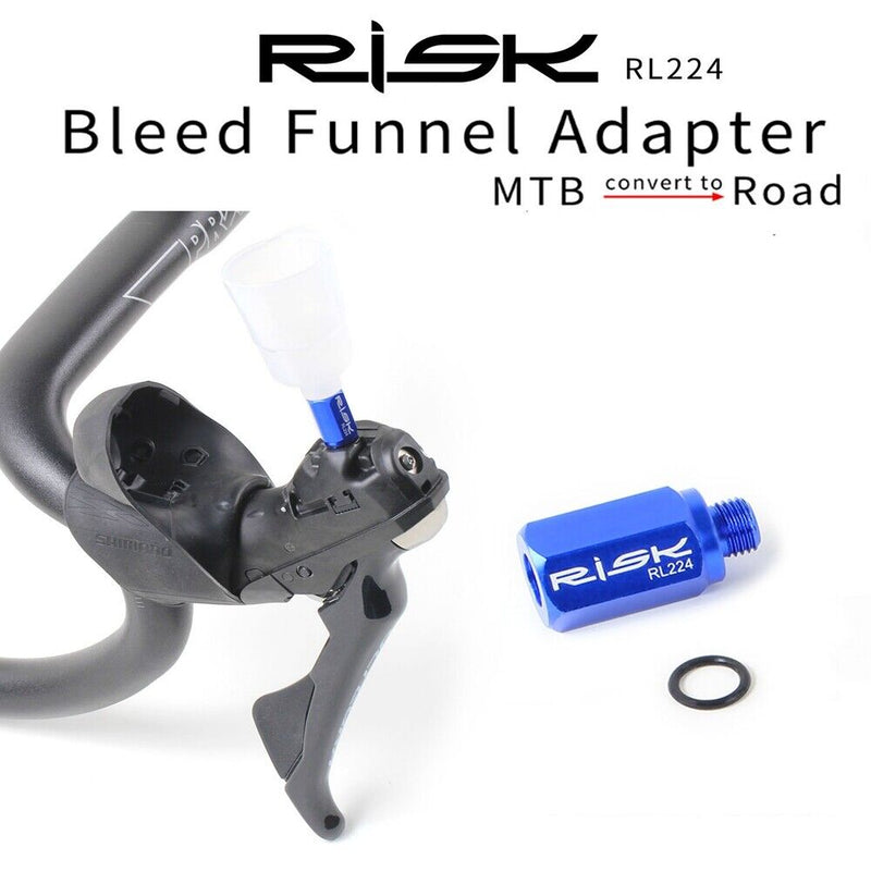 Disc Brake Bleed MTB Bike Conversion Funnel Adapters Bicycle Hydraulic
