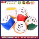 Cartoon Smile Face Juggling Ball PU Leather Bean Bag Kids Interactive Game Toys
