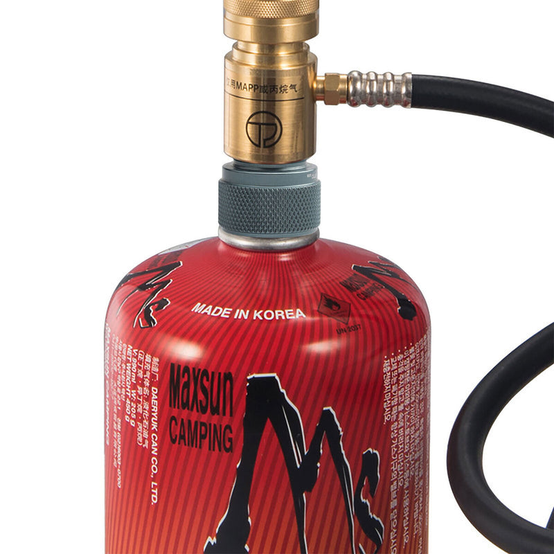 Gas Adapter Camping Stove Adapter Flat Gas Tank to MAPP Air Bottle Adapter Newly