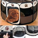 Claw Print Portable Foldable Pet Cat Dog Tent House Outdoor Game Guard Plaype