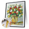 Oil Paint By Numbers Picture DIY Drawing Elegant Flower Nature Acrylic Painti