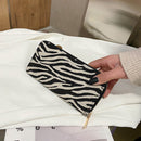 Women Animal Tassel Wallet Velvet Daily Purse Money Card Holder Long Clutch Bags