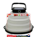 LED Solar Camping Lantern USB Rechargeable Collapsible Tent Lamp (Black) Newly