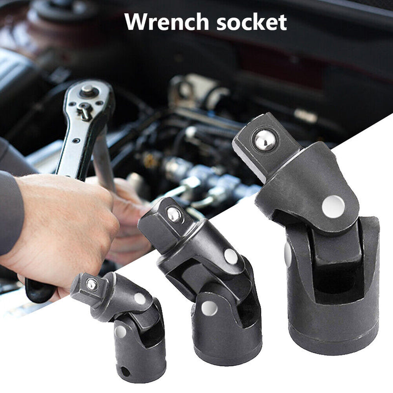 3pcs/Set Universal Joint Wrench Sockets Adapter Manual Car Repair Tools Newly